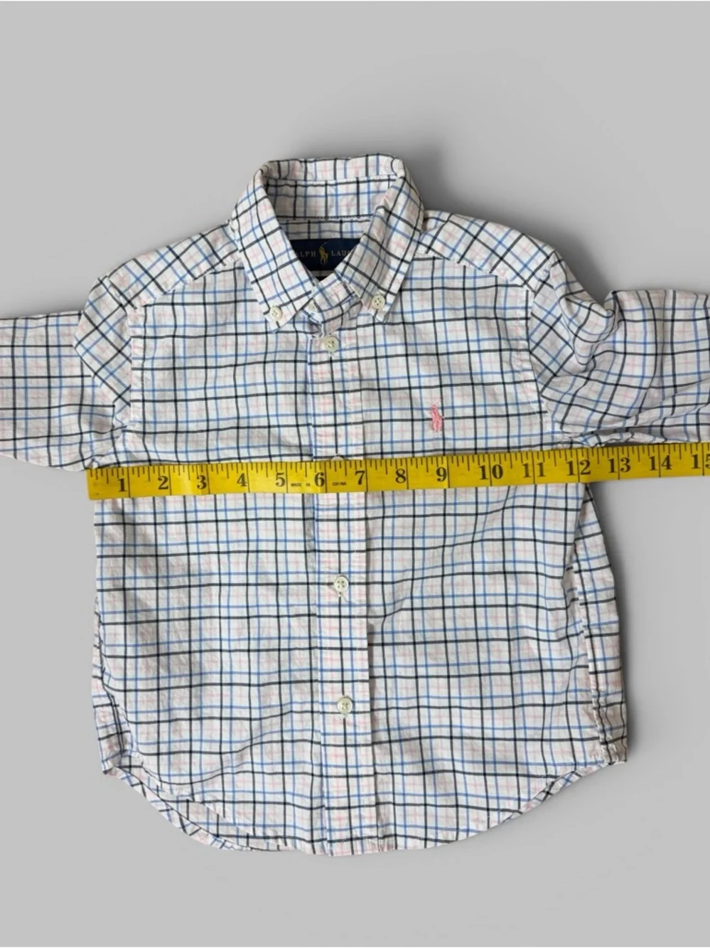 Ralph Lauren Kid's Long-Sleeve Plaid Button Down Shirt